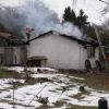 Gartenhaus voll ausgebrannt