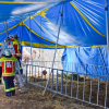 Zirkus: Dach des Tierzelt droht einzustrzt