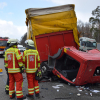 Schwerer Verkehrsunfall mit LKW
