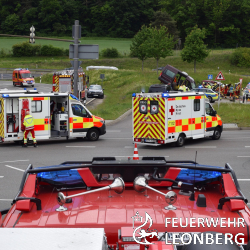 Verkehrsunfall mit 11 verletzten Personen