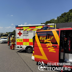 Verkehrsunfall auf der Autobahn