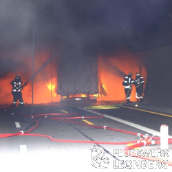 LKW-Brand im Engelbergtunnel