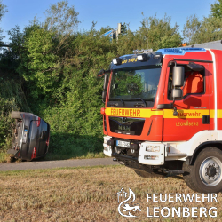 Verkehrsunfall mit einer eingeklemmten Person