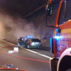 Fahrzeugbrand im Engelbergtunnel