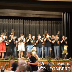 Letzten Samstag fand das Herbstfest des Schalmeienzugs der Freiwilligen Feuwerwehr Leonberg bereits zum neunten Mal statt.

Bereits um 13 Uhr konnten die ersten G&auml;ste zwischen S&uuml;&szlig;em, vom gut best&uuml;ckten Kuchenbuffet und Schlachtplatte, Wurstsalat und Co. w&auml;hlen. Besonders gut kamen auch in diesem Jahr wieder Maultaschen, Kartoffelsalat und Sauerkraut an, die die Musikkameraden eigens f&uuml;r das Fest selbst zubereitet hatten. Neu war der Schalmeienteller, der von allem ebbes, sprich Salzfleisch, Winzerbraten, Maultasche und Kartoffelsalat, zu bieten hatte.

Doch der Schalmeienzug hatte nicht nur kulinarisch aufgefahren, f&uuml;r musikalische Unterhaltung sorgte bis in die sp&auml;ten Abendstunden die Tanz- &amp; Partyband DanceHour und auch die Mitglieder des Musikzugs lie&szlig;en es sich nicht nehmen bei zwei Kurzauftritten einige Musikst&uuml;cke zum Besten zu geben. Dabei &uuml;berraschte sie ihr Publikum mit Handylichtern, was einfach klasse von der B&uuml;hne aus aussah.

Der Schalmeienzug bedankt sich auf diesem Weg f&uuml;r die vielen helfenden und unterst&uuml;tzenden H&auml;nde im Hintergrund und freut sich seine G&auml;ste im n&auml;chsten Jahr am Samstag, 10.10.2020 zum zehnj&auml;hrigen Herbstfest wieder begr&uuml;&szlig;en zu d&uuml;rfen.