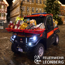 Die Freiwillige Feuerwehr Leonberg w&uuml;nscht allen B&uuml;rgerinnen und B&uuml;rgern ein sch&ouml;nes Weihnachtsfest und einen guten Start ins Jahr 2025!



